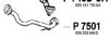 VW 074253091H Exhaust Pipe